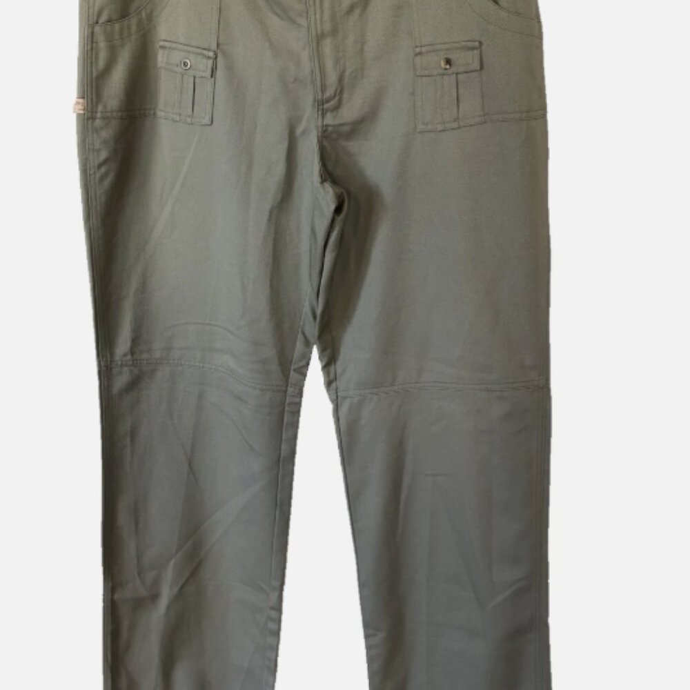 SHE Safari Women XL Olive‎ Green Cargo Pants Outdoor Hiking Safari Utility 40x36